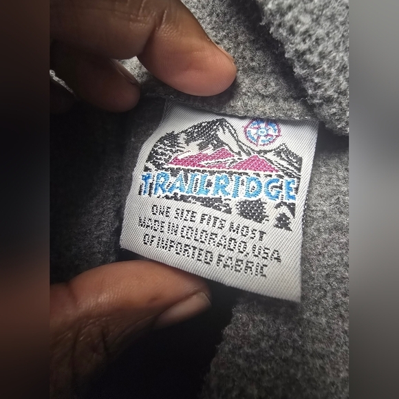 Trailridge Grey Fleece PJ Pajama Sack Sleep Lounger Adult One Size OS - Picture 6 of 10